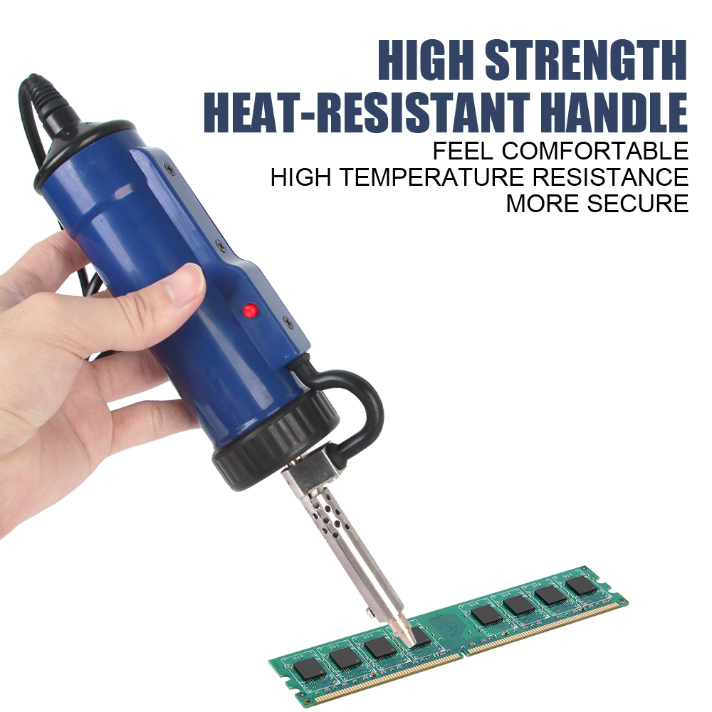 Desoldering Pump Electric Vacuum Station - Pompa Penghisap Timah Otomatis dengan 3
