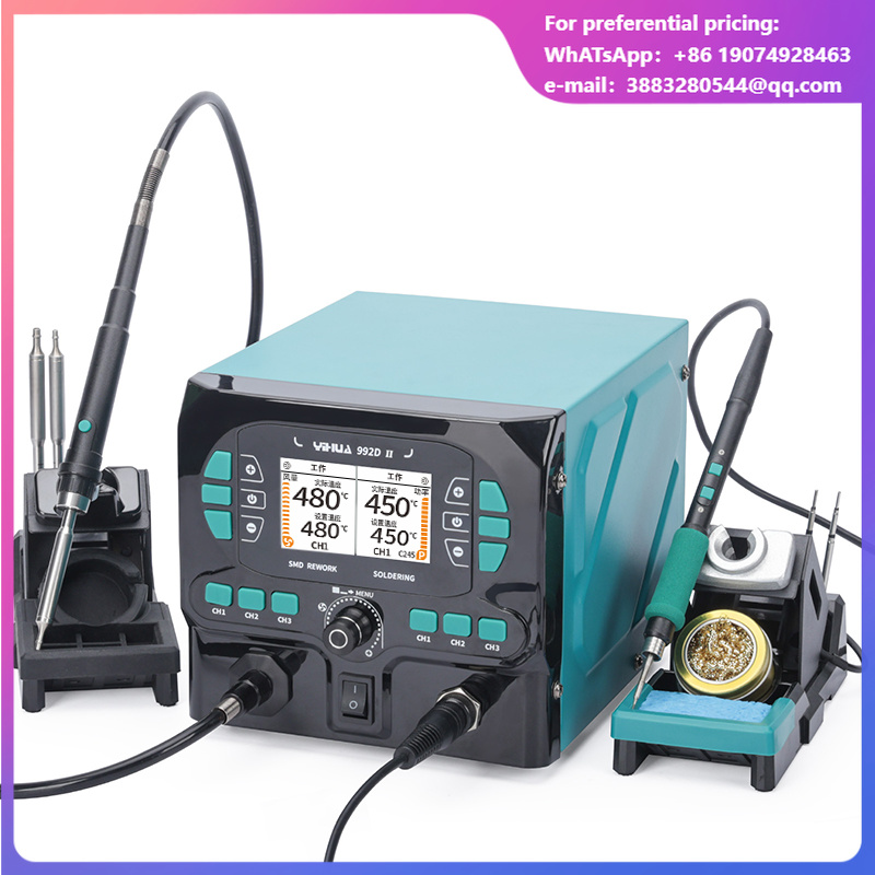 C210 Precision Soldering Station - YIHUA 992D-II, Alat Penyolder Presisi 2-in-1