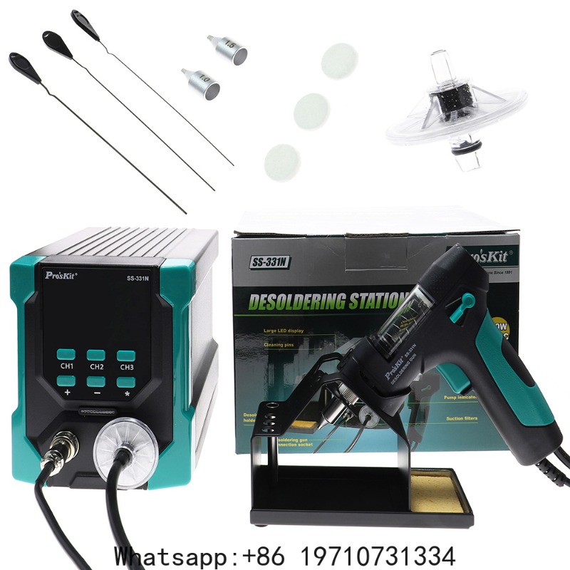 Desoldering Pump Electric Vacuum Station - Stasiun Desoldering Digital SS-331N, Pistol Timah