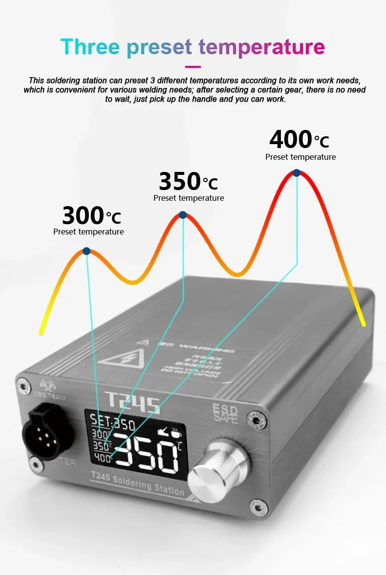 Stasiun Solder OSS T245 130W 3 - C245 Soldering Station 130W ulasan dan harga