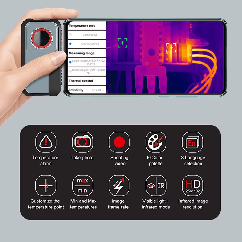 Kamera Termal 256*192 Piksel - - Thermal Imaging Camera Pcb Repair ulasan dan harga
