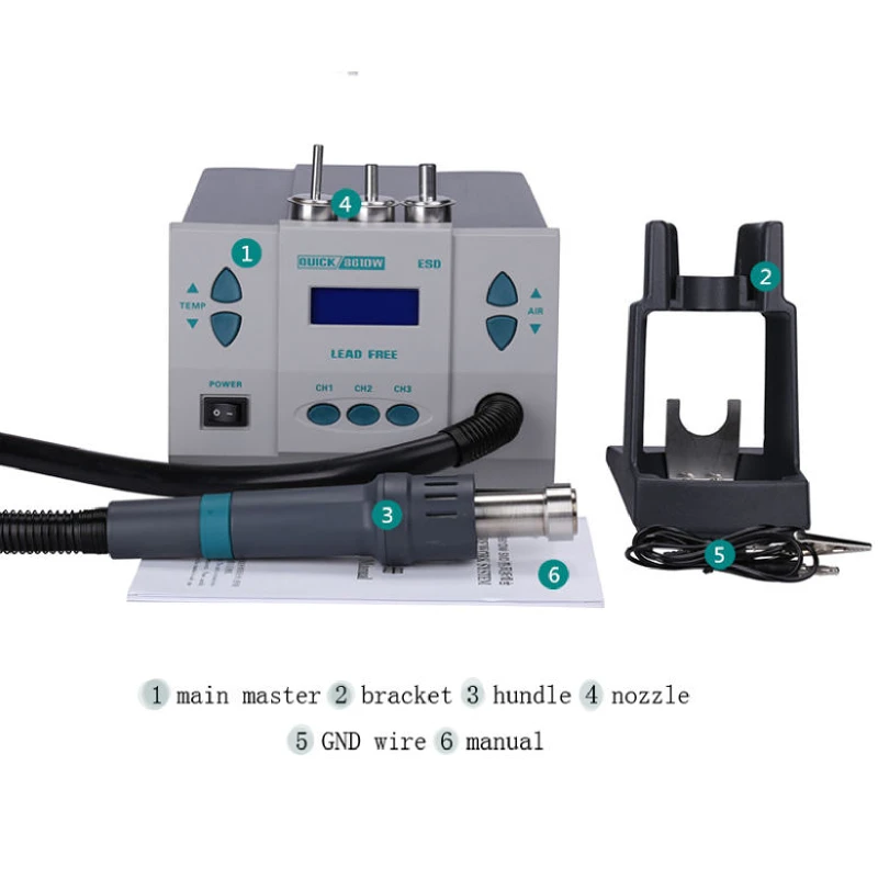 Cepat, 100% Asli, Pengering Ud - Hot Air Rework Station 861Dw ulasan dan harga