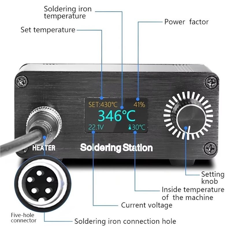 AB11-T12 Untuk Perbaikan Rumah - T12 Soldering Station Oled ulasan dan harga