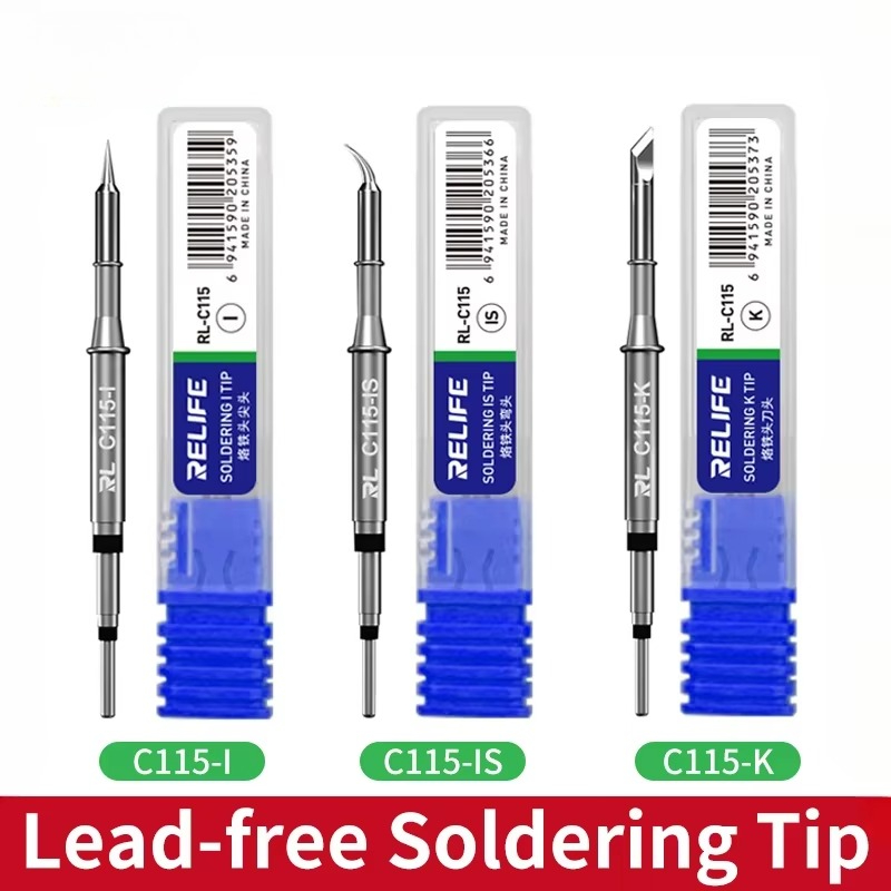 RELIFE C115-K/I/IS Ujung Solde - C115 Nano Soldering Iron Station ulasan dan harga